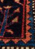 aalam blue wool hand knotted Rug - CloseUp aalam blue wool hand knotted Rug - CloseUp