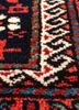 kiaan blue wool hand knotted Rug - CloseUp
