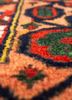 aalam red and orange wool hand knotted Rug - CloseUp aalam red and orange wool hand knotted Rug - CloseUp