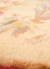 aalam red and orange wool hand knotted Rug - CloseUp aalam red and orange wool hand knotted Rug - CloseUp