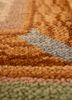 aalam green wool hand knotted Rug - CloseUp aalam green wool hand knotted Rug - CloseUp