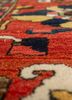 aalam blue wool hand knotted Rug - CloseUp
