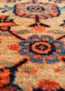 aalam blue wool hand knotted Rug - CloseUp aalam blue wool hand knotted Rug - CloseUp