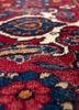 aalam red and orange wool hand knotted Rug - CloseUp aalam red and orange wool hand knotted Rug - CloseUp