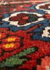aalam red and orange wool hand knotted Rug - CloseUp aalam red and orange wool hand knotted Rug - CloseUp