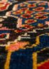 aalam blue wool hand knotted Rug - CloseUp aalam blue wool hand knotted Rug - CloseUp