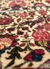 aalam ivory wool hand knotted Rug - CloseUp