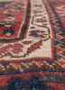 aalam blue wool hand knotted Rug - CloseUp aalam blue wool hand knotted Rug - CloseUp