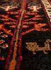 aalam grey and black wool hand knotted Rug - CloseUp aalam grey and black wool hand knotted Rug - CloseUp