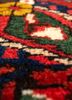 aalam red and orange wool hand knotted Rug - CloseUp aalam red and orange wool hand knotted Rug - CloseUp