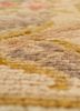 aalam gold wool hand knotted Rug - CloseUp aalam gold wool hand knotted Rug - CloseUp