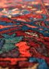 aalam red and orange wool hand knotted Rug - CloseUp aalam red and orange wool hand knotted Rug - CloseUp