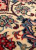 aalam ivory wool hand knotted Rug - CloseUp