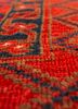 kiaan red and orange wool hand knotted Rug - CloseUp kiaan red and orange wool hand knotted Rug - CloseUp