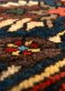 aalam blue wool hand knotted Rug - CloseUp aalam blue wool hand knotted Rug - CloseUp