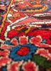 aalam red and orange wool hand knotted Rug - CloseUp aalam red and orange wool hand knotted Rug - CloseUp
