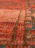 kiaan red and orange wool hand knotted Rug - CloseUp