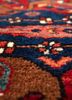 aalam red and orange wool hand knotted Rug - CloseUp aalam red and orange wool hand knotted Rug - CloseUp
