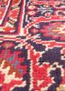 aalam pink and purple wool hand knotted Rug - CloseUp aalam pink and purple wool hand knotted Rug - CloseUp