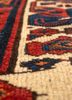 aalam red and orange wool hand knotted Rug - CloseUp aalam red and orange wool hand knotted Rug - CloseUp