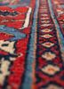 aalam blue wool hand knotted Rug - CloseUp aalam blue wool hand knotted Rug - CloseUp