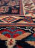aalam blue wool hand knotted Rug - CloseUp aalam blue wool hand knotted Rug - CloseUp