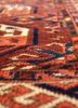 kiaan red and orange wool hand knotted Rug - CloseUp kiaan red and orange wool hand knotted Rug - CloseUp