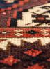 kiaan red and orange wool hand knotted Rug - CloseUp