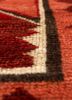 nuray red and orange wool hand knotted Rug - CloseUp nuray red and orange wool hand knotted Rug - CloseUp