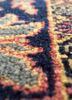 aalam red and orange wool hand knotted Rug - CloseUp