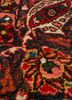 aalam red and orange wool hand knotted Rug - CloseUp aalam red and orange wool hand knotted Rug - CloseUp