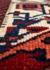aalam red and orange wool hand knotted Rug - CloseUp aalam red and orange wool hand knotted Rug - CloseUp
