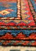 aalam blue wool hand knotted Rug - CloseUp aalam blue wool hand knotted Rug - CloseUp