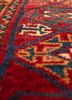 aalam blue wool hand knotted Rug - CloseUp aalam blue wool hand knotted Rug - CloseUp