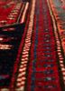 aalam red and orange wool hand knotted Rug - CloseUp aalam red and orange wool hand knotted Rug - CloseUp