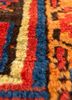 kiaan red and orange wool hand knotted Rug - CloseUp