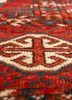 kiaan red and orange wool hand knotted Rug - CloseUp kiaan red and orange wool hand knotted Rug - CloseUp