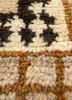 kiaan beige and brown wool hand knotted Rug - CloseUp kiaan beige and brown wool hand knotted Rug - CloseUp