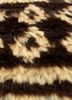 zuri beige and brown wool hand knotted Rug - CloseUp