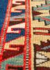 kiaan blue wool hand knotted Rug - CloseUp kiaan blue wool hand knotted Rug - CloseUp