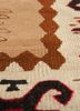 nayaab beige and brown wool flat weaves Rug - CloseUp nayaab beige and brown wool flat weaves Rug - CloseUp