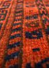 kiaan red and orange wool hand knotted Rug - CloseUp kiaan red and orange wool hand knotted Rug - CloseUp