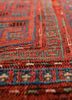 nayaab red and orange wool flat weaves Rug - CloseUp nayaab red and orange wool flat weaves Rug - CloseUp