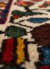 aalam red and orange wool hand knotted Rug - CloseUp aalam red and orange wool hand knotted Rug - CloseUp