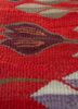 nayaab blue wool flat weaves Rug - CloseUp nayaab blue wool flat weaves Rug - CloseUp