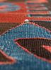nayaab red and orange wool flat weaves Rug - CloseUp nayaab red and orange wool flat weaves Rug - CloseUp