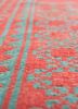 nayaab pink and purple wool flat weaves Rug - CloseUp nayaab pink and purple wool flat weaves Rug - CloseUp