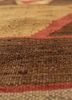 nayaab red and orange wool flat weaves Rug - CloseUp