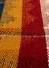 nayaab red and orange wool flat weaves Rug - CloseUp