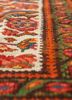 nayaab red and orange wool flat weaves Rug - CloseUp nayaab red and orange wool flat weaves Rug - CloseUp